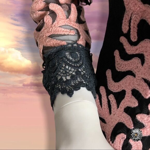 Almatrichi from Spain Embroidered with Lace Cocktail Dress size EU 38 / US 8 - Picture 15 of 16